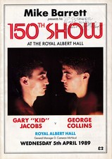 1989 boxing programme for sale  UK