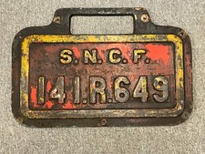Plaque locomotive vapeur d'occasion  Cergy-
