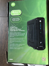 Roteador modem a cabo sem fio Motorola SBG6580 internet Wi-Fi Comcast placa de surf comprar usado  Enviando para Brazil
