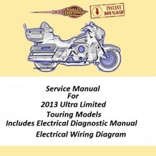 Harley Davidson 2013 Electra Glide Ultra Limited Touring Models Manual de Serviço comprar usado  Enviando para Brazil