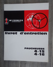 Cormick international livret d'occasion  Riom-ès-Montagnes