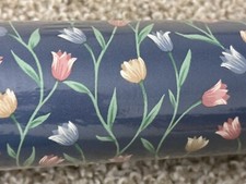 Papel de parede Westchester estampas azul com tulipas comprar usado  Enviando para Brazil