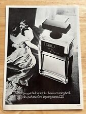 Vintage 1978 tabu for sale  COVENTRY