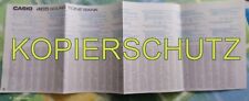 Faltblatt einstellungen keyboa gebraucht kaufen  Wannweil
