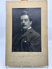 Fotografia rara assinada por Giacomo Puccini compositor italiano montada foto ópera autografada comprar usado  Enviando para Brazil