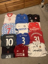 Football shirt joblot for sale  BEDFORD