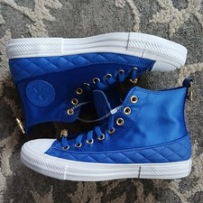 Converse Chuck Taylor All Star High Shine A03089C azul masculino 7.5 / feminino 9.5 comprar usado Converse Chuck Taylor All Star High Shine A03089C azul masculino 7.5 / feminino 9.5 comprar usado  Enviando para Brazil