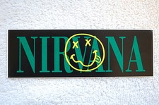 Calcomanía de vinilo pegatina Nirvana 6"" X 2"" (54) segunda mano  Embacar hacia Mexico