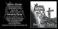 MANIAC BUTCHER (Cz) - Immortal Death CD '23  / demo 1993 comprar usado  Enviando para Brazil
