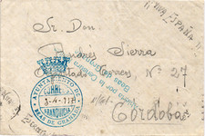 Capa censuradora SCW 1937 de Beas de Granada para a franquia municipal de Córdoba (1549) comprar usado  Enviando para Brazil