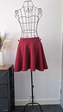 Burgundy skaters skirt for sale  SWANSEA