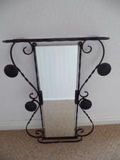 Wrought iron mirror for sale  ASHBY-DE-LA-ZOUCH
