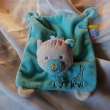Doudou chat turquoise d'occasion  Romilly-sur-Seine