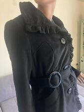 Black belted coat for sale  BUCKINGHAM