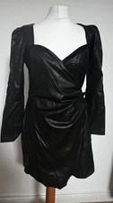Faux leather dress for sale  UK