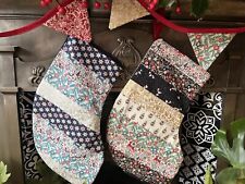 Homemade christmas stockings for sale  SURBITON