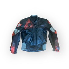wolf leather motorcycle jacket for sale  BAMPTON