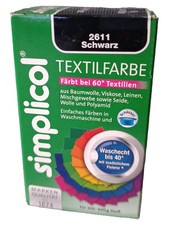 Simplicol textilfarbe schwarz gebraucht kaufen  Deutschland