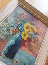 Bouquet fleurs huile d'occasion  Marseille I