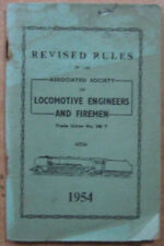 Original 1954 aslef for sale  BURTON-ON-TRENT