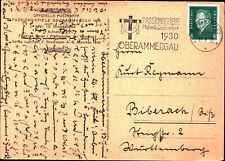 DR Postkarte OBERAMMERGAU - Steinberg - 20.6.34 - Mi.516 - Jubiläums-Passionsspi, usado comprar usado  Enviando para Brazil