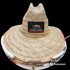 Chapéu de verão palha aba larga California Republic Bk #4 Sombrero com FRETE GRÁTIS!!! comprar usado  Enviando para Brazil