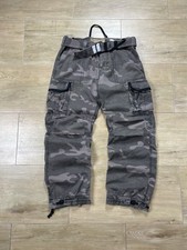 Vintage Nadwyżka Tex Paski Camo Cargo Wojskowe Spodnie wojskowe Męskie Rozmiar L na sprzedaż  PL