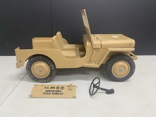 Antigo 1971 G.I. Joe Desert Patrol Land Adventure Jeep HASBRO armazenamento papelão comprar usado  Enviando para Brazil