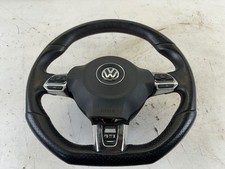 Volante de fundo plano VW Golf GTI DSG MK6 10-14 FABRICANTE DE EQUIPAMENTO ORIGINAL comprar usado  Enviando para Brazil
