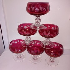 Bohemian vintage cranberry for sale  BOLTON