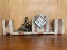 Art deco clock for sale  SOUTHAMPTON