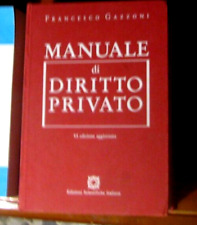 Gazzoni manuale diritto usato  Reggio Calabria
