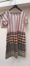 Pink striped silk for sale  BRIDGWATER