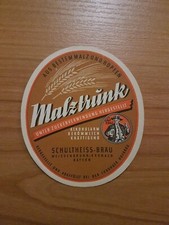Bieretikett schultheiß brauer gebraucht kaufen  Marklkofen