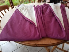 Purple curtain pair for sale Purple curtain pair for sale  BOURNE