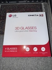 Óculos de cinema 3D LG AG-F310 - Preto caixa aberta não usado comprar usado  Enviando para Brazil