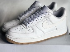 Tênis Nike Air Force 1 '07 com cadarço baixo branco/goma tamanho 9,5 masculino, usado comprar usado  Enviando para Brazil