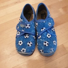 Hausschuhe blau fischer gebraucht kaufen  Wuppertal