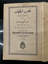 Vocabolario arabo italiano usato  Italia
