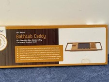 Bandeja de banheira de bambu caddy - Mesa de banheira, acessórios de banheira e utensílios de banheiro (N comprar usado  Enviando para Brazil