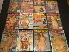 Playboy Magazine Lot Full 2001 Year - Complete Set of all 12 Issues A12 comprar usado  Enviando para Brazil