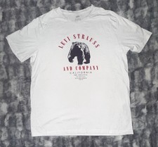 Camiseta Levi's Adulto Masculina L Branca Manga Curta Algodão Logotipo Clássico comprar usado  Enviando para Brazil