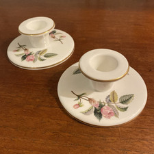 Pair wedgwood hathaway for sale  WATLINGTON