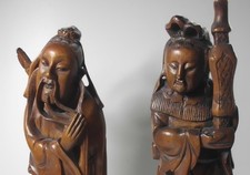 China jahrhundert holzfiguren gebraucht kaufen  Hamburg