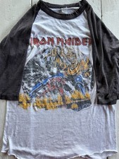 Usado, Camiseta RARA 1982 Vintage Iron Maiden The Number Of The Beast Raglan FINA! M/L comprar usado  Enviando para Brazil