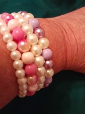 4xbracelets different colours for sale  MANCHESTER