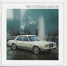 Chrysler baron 1981 for sale  UK