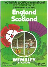 1977 england scotland for sale  BEVERLEY