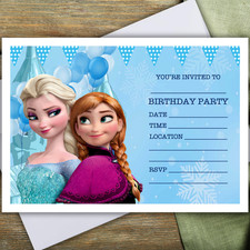 Frozen party invitations for sale  LYDNEY