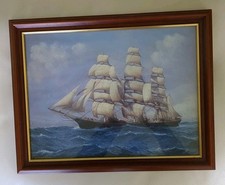 Wood framed print for sale  YORK